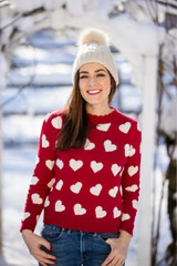 Red Heart Scalloped Sweater | Kiel James Patrick