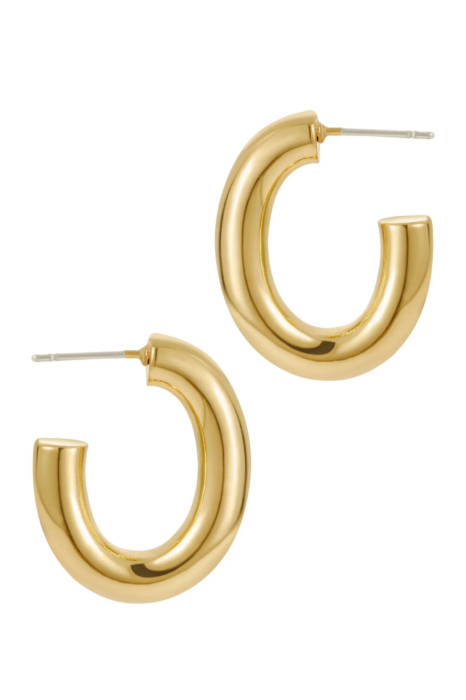 Adia Oval Tube Hoop Earrings (Women) | Nordstrom | Nordstrom