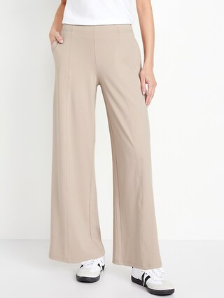 High-Waisted PowerSoft Trouser Pants | Old Navy (US)