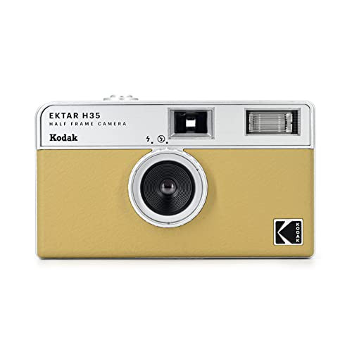 Kodak EKTAR H35 Half Frame Film Camera, 35mm, Reusable, Focus-Free, Lightweight, Easy-to-Use (Sand) (Film & AAA Battery are not Included) | Amazon (US)