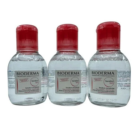 Bioderma Sensibio H2O Micellar Water Makeup Remover Sensitive Skin 3.33 oz Set of 3 | Walmart (US)