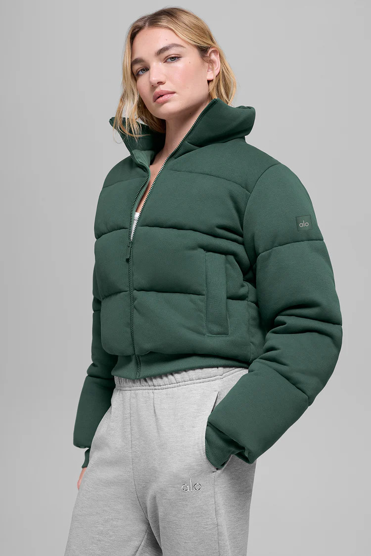 Sweatshirt Puffer - Clover Green | Alo Yoga (US)
