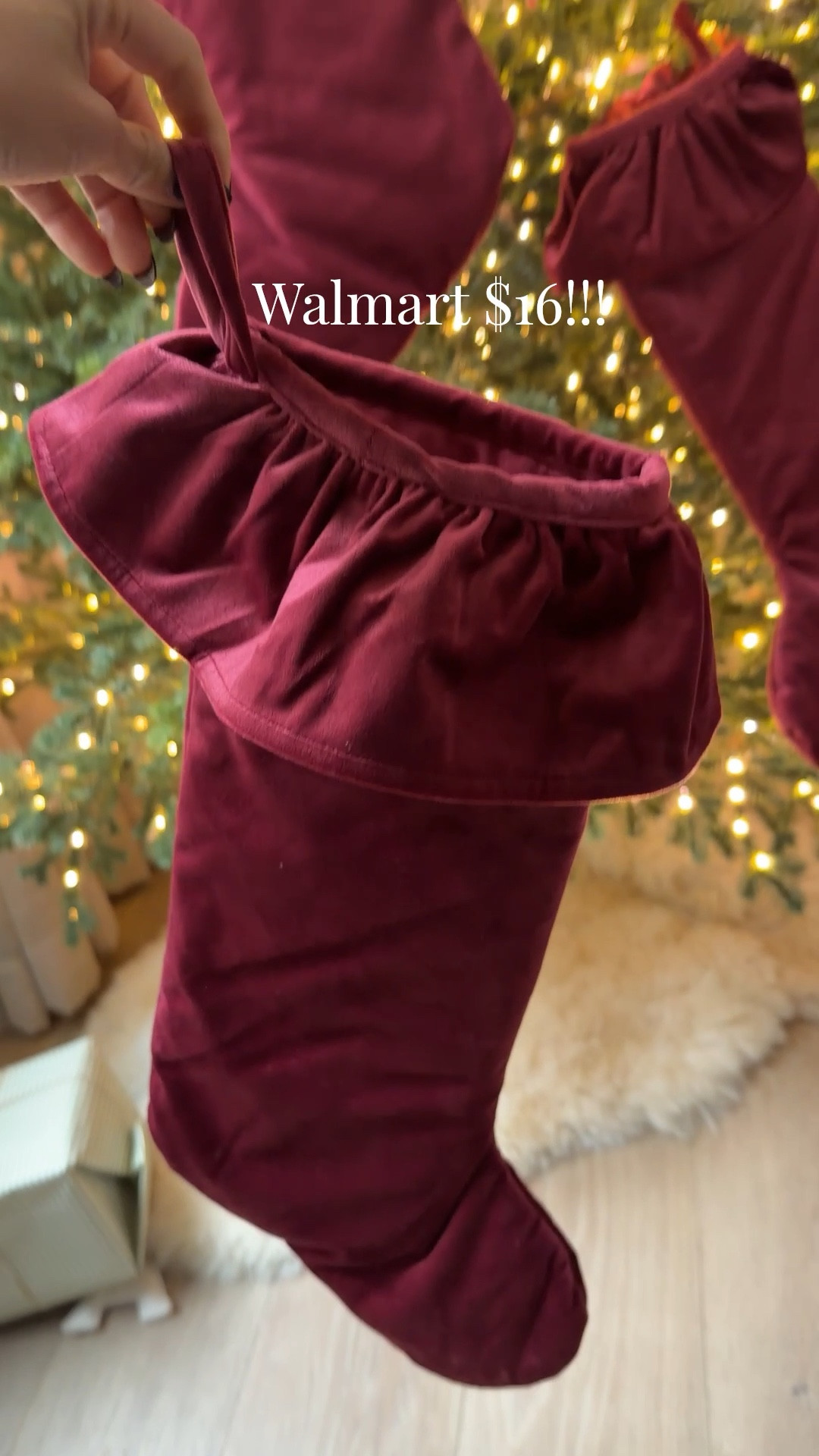 Walmart Christmas find
Burgundy red stocking for $16!!!

#LTKGiftGuide #LTKHome #LTKHoliday