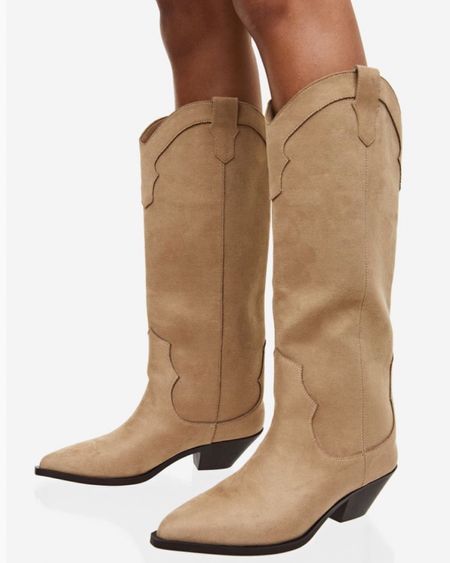 The prettiest cowboy boots - under $100! I saw these and immediately added to cart 🤩 so perfect for summer country concerts ✨

Cowgirl boots; country outfit; country concert boots; cowboy boots; tan cowgirl boots; Nashville outfit; H&M; Christine Andrew 

#LTKshoecrush #LTKstyletip #LTKunder100