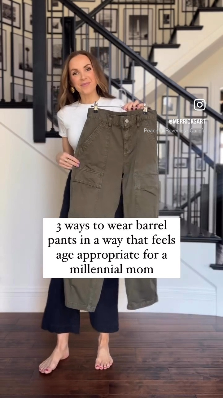 Into the baby barrel trend—this @evereve pair nails the fit. 

#LTKStyleTip