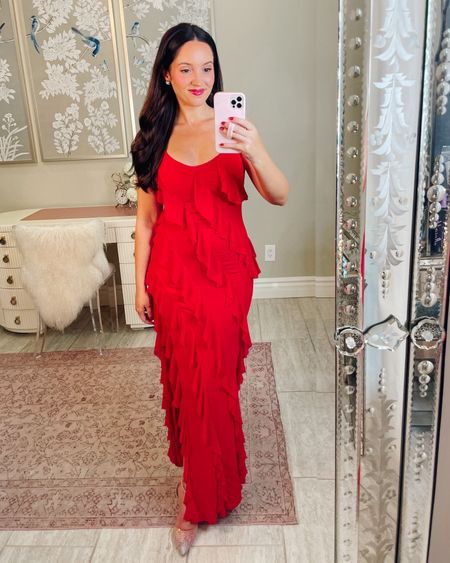 15% OFF code: BRITT15 ❤️ this red dress is the perfect holiday party dress / Christmas party dress! I’m 5’1 wearing size S and it runs small. It’s stretchy but fits more like an XS. It also has adjustable straps! 

#LTKHoliday #LTKfindsunder100 #LTKsalealert