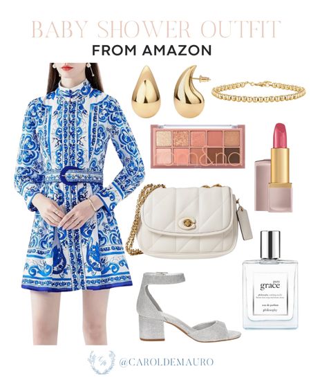 This chic printed blue mini dress would be amazing for any party or baby shower! It’s absolutely beautiful!
#affordablestyle #outfitidea #petitestyle #springfashion

#LTKSeasonal #LTKbeauty #LTKstyletip