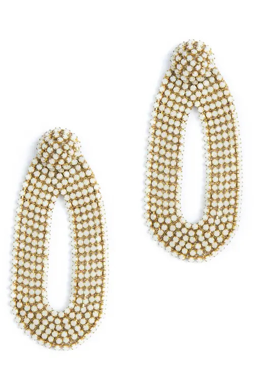 Deepa Gurnani Bianca Earrings in Ivory at Nordstrom | Nordstrom