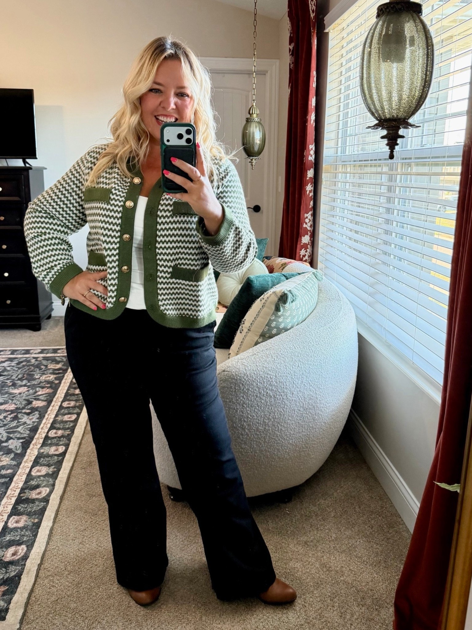 Classy called & they want their gold button cardigan back! It’s SO GOOD with these $24 stretch trouser jeans! All Walmart!  

#LTKPetite #LTKFindsUnder50 #LTKMidsize