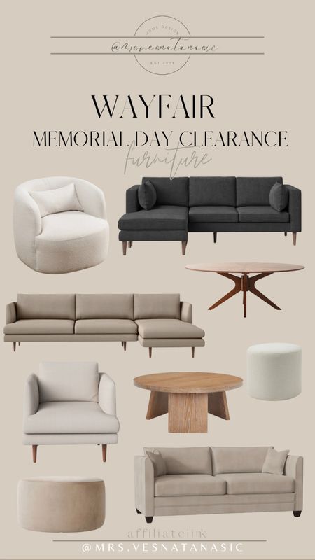 Wayfair Memorial Day Clearance on furniture, decor & so much more! Shop these major sale items! 

Wayfair, furniture, living room, accent chair, sectional sofa, sofa, coffee table, ottoman, sofas, Wayfair home, Wayfair Memorial Day Clearance, Memorial Day Sale, 

#LTKsalealert #LTKhome #LTKFind