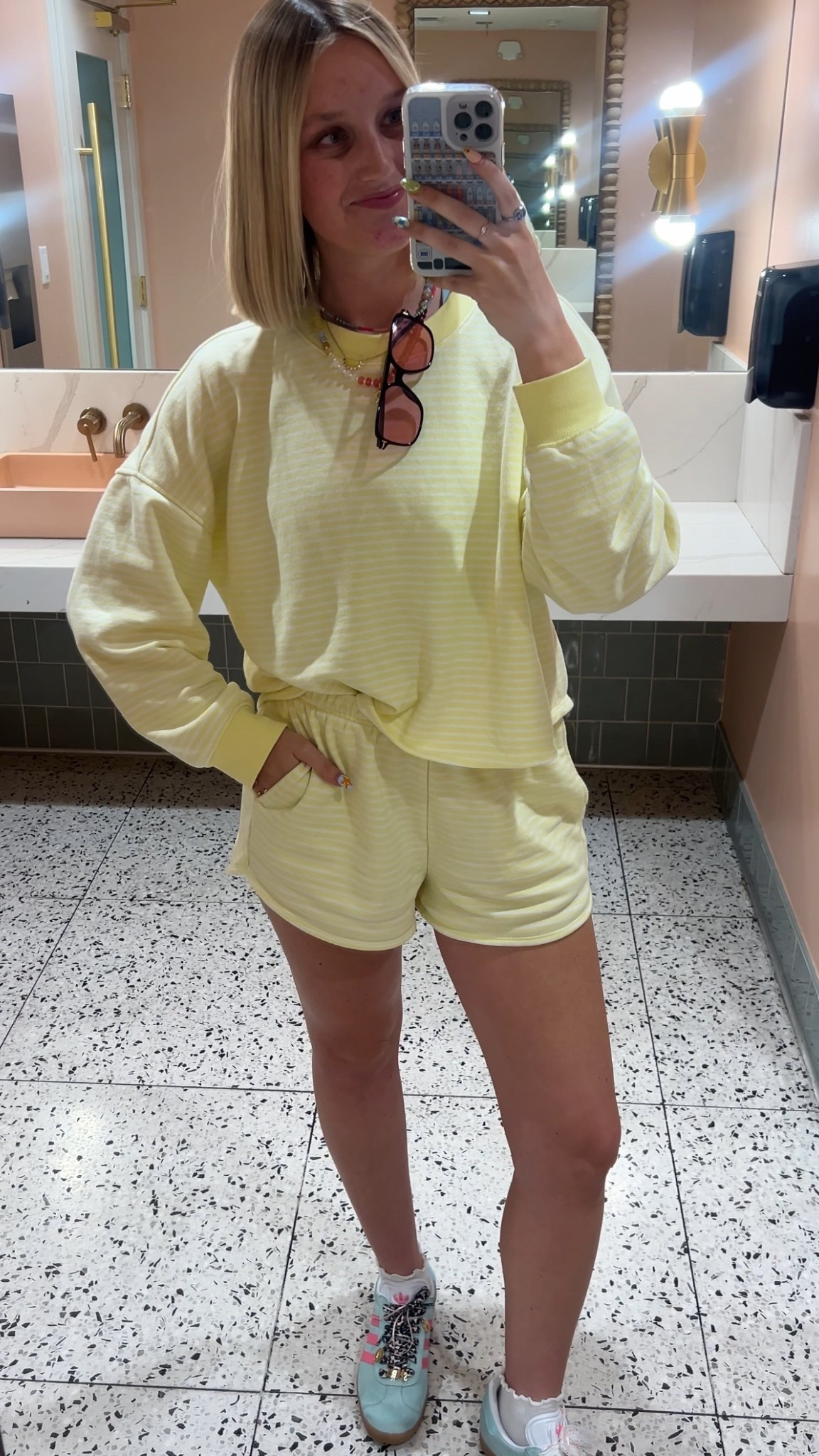 cutest yellow striped travel day outfit from target

#LTKActive #LTKFindsUnder50 #LTKTravel