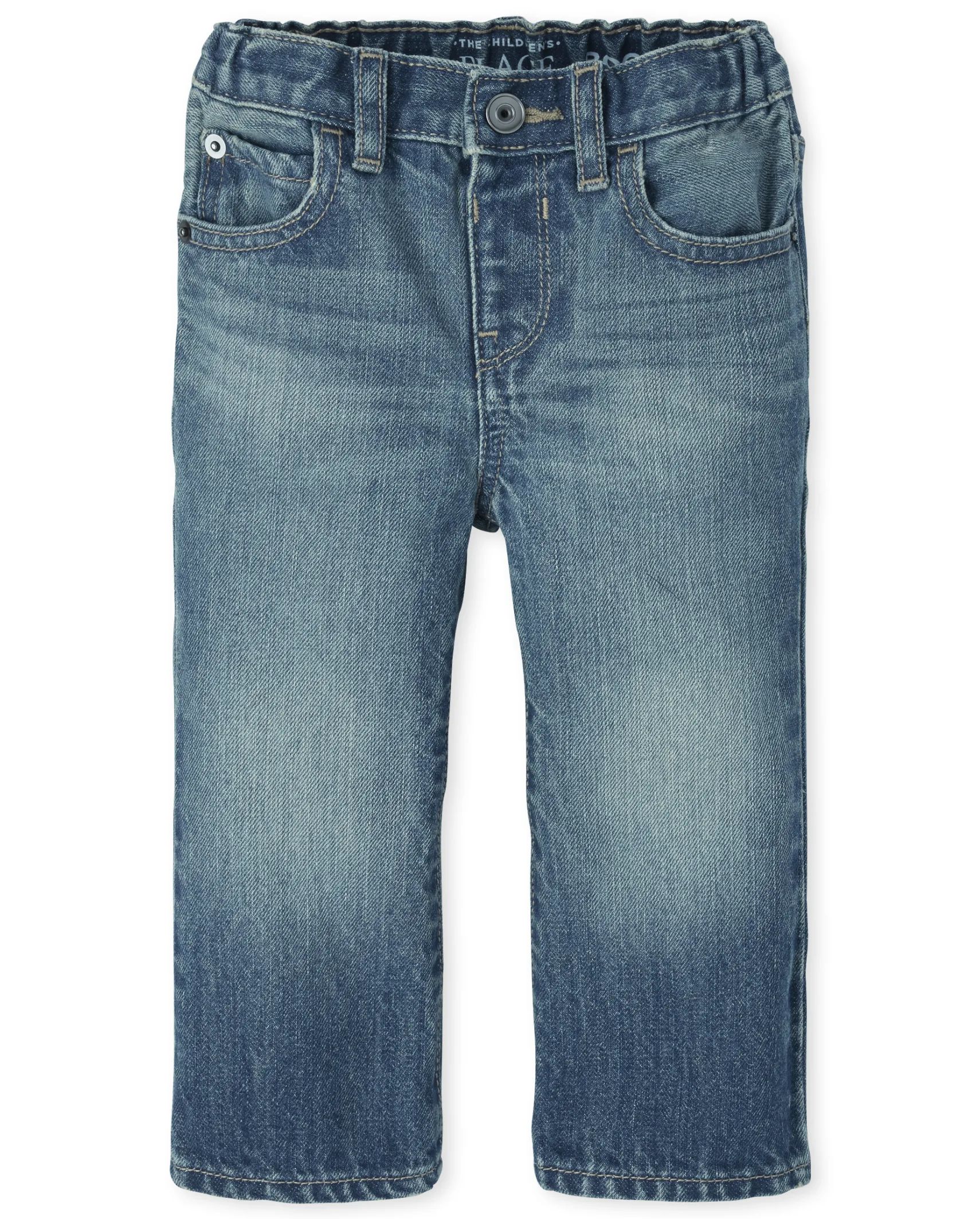 Baby And Toddler Boys Basic Bootcut Jeans - pierce wash | The Children's Place