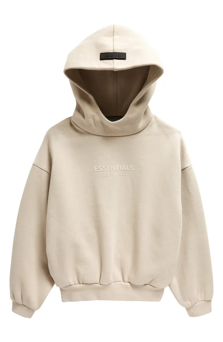 Fear of God Essentials Kids' Logo Cotton Blend Hoodie | Nordstrom | Nordstrom