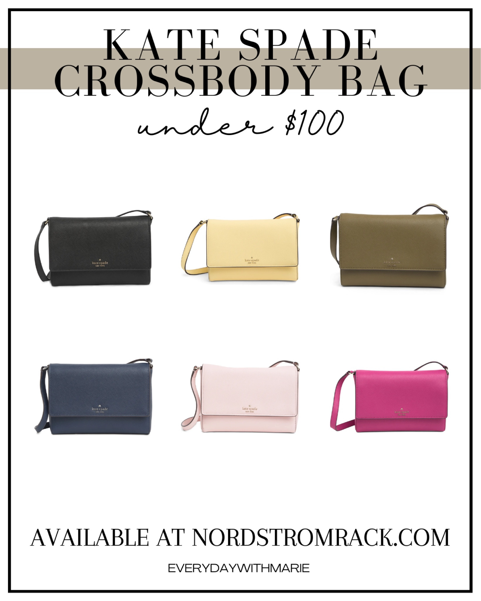 Perfect crossbody bag from Kate Spade for under $100 — fits my phone, wallet and lipstick perfectly. Great for a gift for her or for yourself! 

#LTKunder100 #LTKFind #LTKGiftGuide