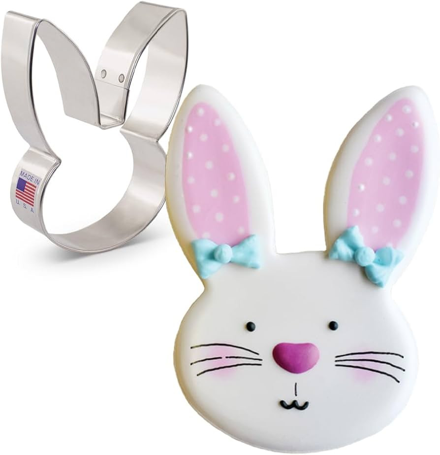 Ann Clark Bunny Cookie Cutter Large, 4.25” Made in USA | Amazon (US)