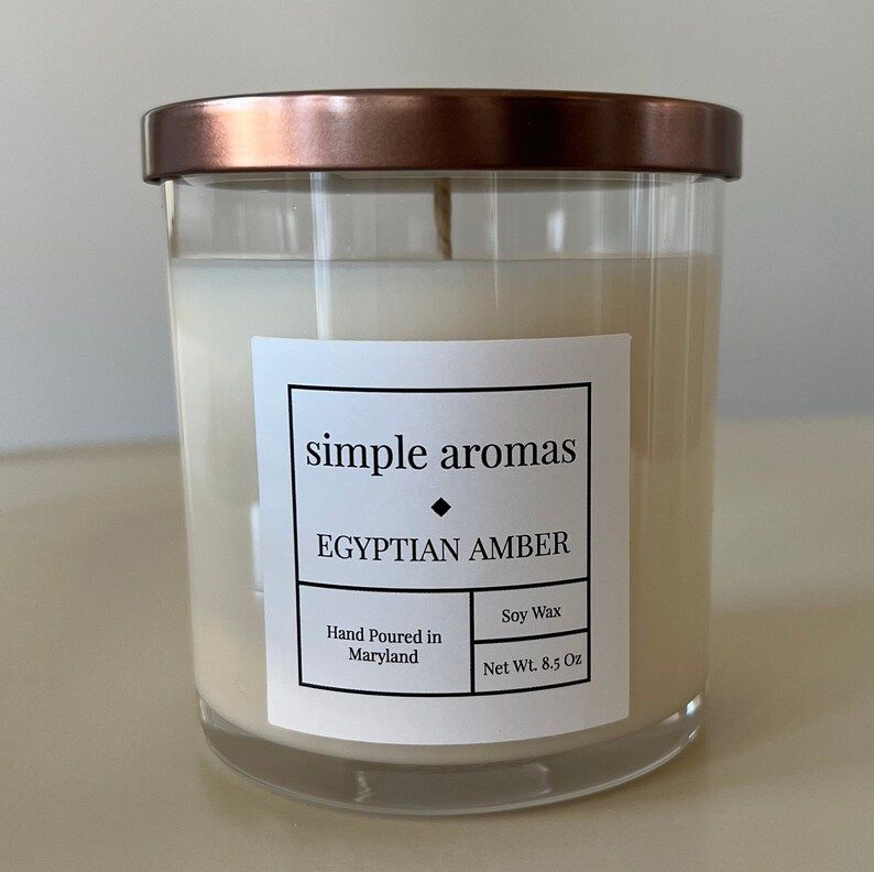 Egyptian Amber Soy Candle | Etsy (US)