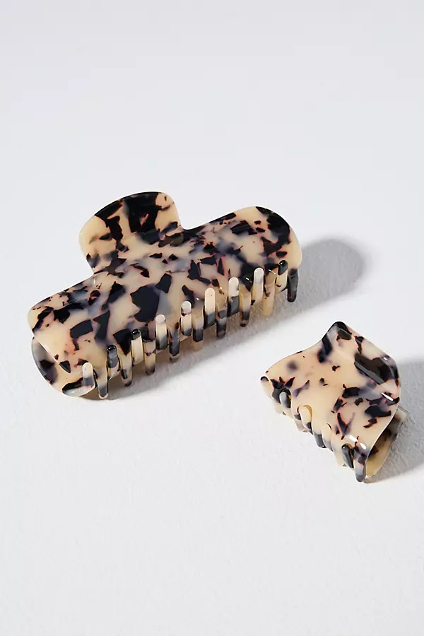 Minimal Claw Clips, Set of 2 | Anthropologie (US)