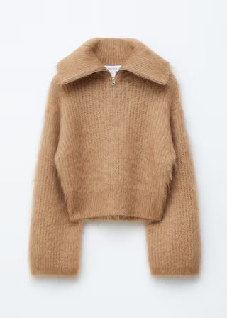 Rib-Knit Zip-Up Sweater | & Other Stories UK