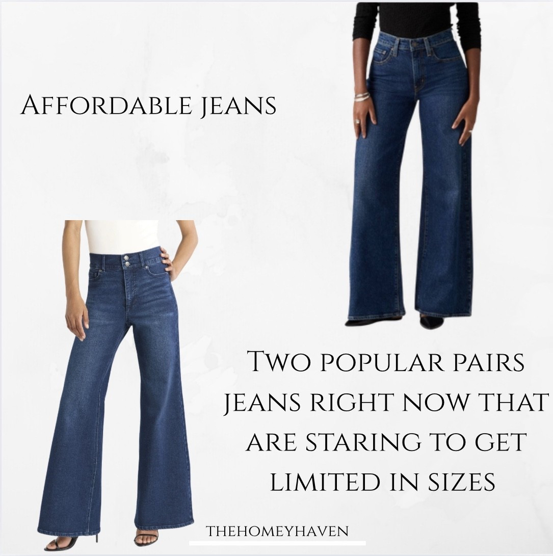 Ordered both of these and they are both super affordable! Especially the first pair. Sizes are getting limited- great reviews! Get new jeans for the holidays and all your casual events and not half to think about it!


Holiday outfits, jeans, target finds, Walmart finds, Christmas decor, wide leg jeans 

#LTKFindsUnder100 #LTKootd #LTKFindsUnder50