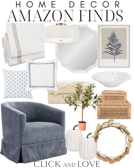 Home decor from Amazon ✨ this blue swivel chair is a fun way to add color into your home! 

Accent chair, swivel chair, blue accent chair, upholstered chair, pumpkin, fall decor, seasonal decor, fall, wreath, faux plant, throw blanket, decorative boxes, accent pillow, Roman shades, window treatments, decorative bowl, framed art, wall decor, mirror, lighting, Interior design, look for less, designer inspired, Amazon, Amazon home, Amazon must haves, Amazon finds, amazon favorites, Amazon home decor, Amazon furniture #amazon #amazonhome

#LTKSeasonal #LTKunder100 #LTKmidsize