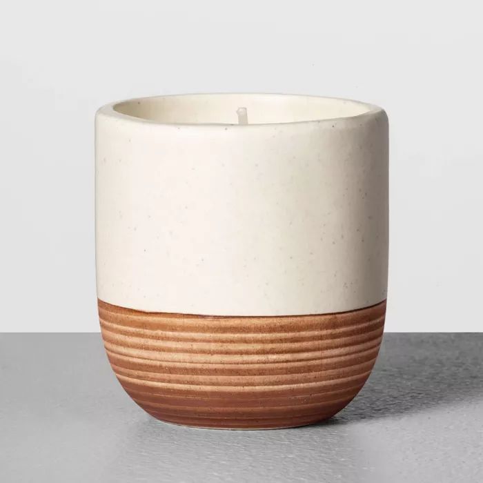 4.2oz Mini Ceramic Candle Redwood - Hearth & Hand™ with Magnolia | Target