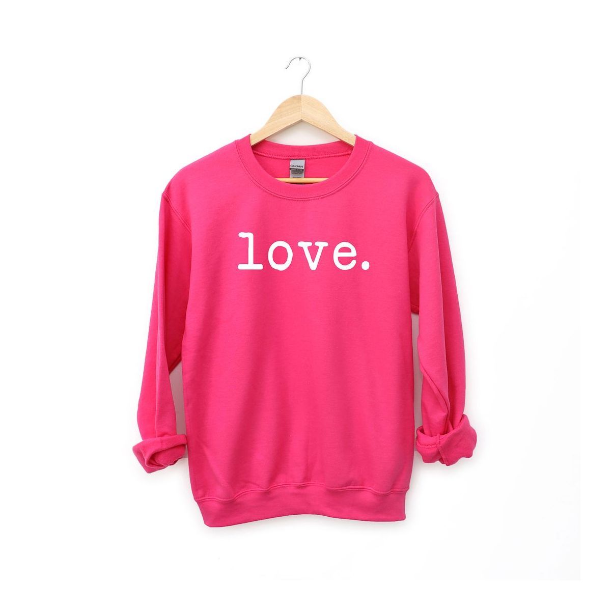 Simply Sage Market Women's Graphic Sweatshirt Love Typewriter | Target