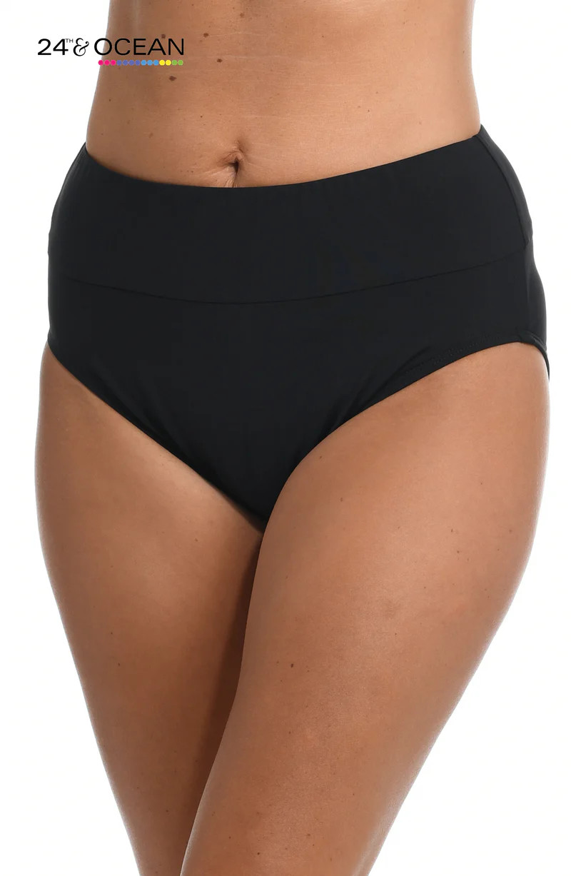 24th & Ocean Solids High Waist Bottom | House of Swim