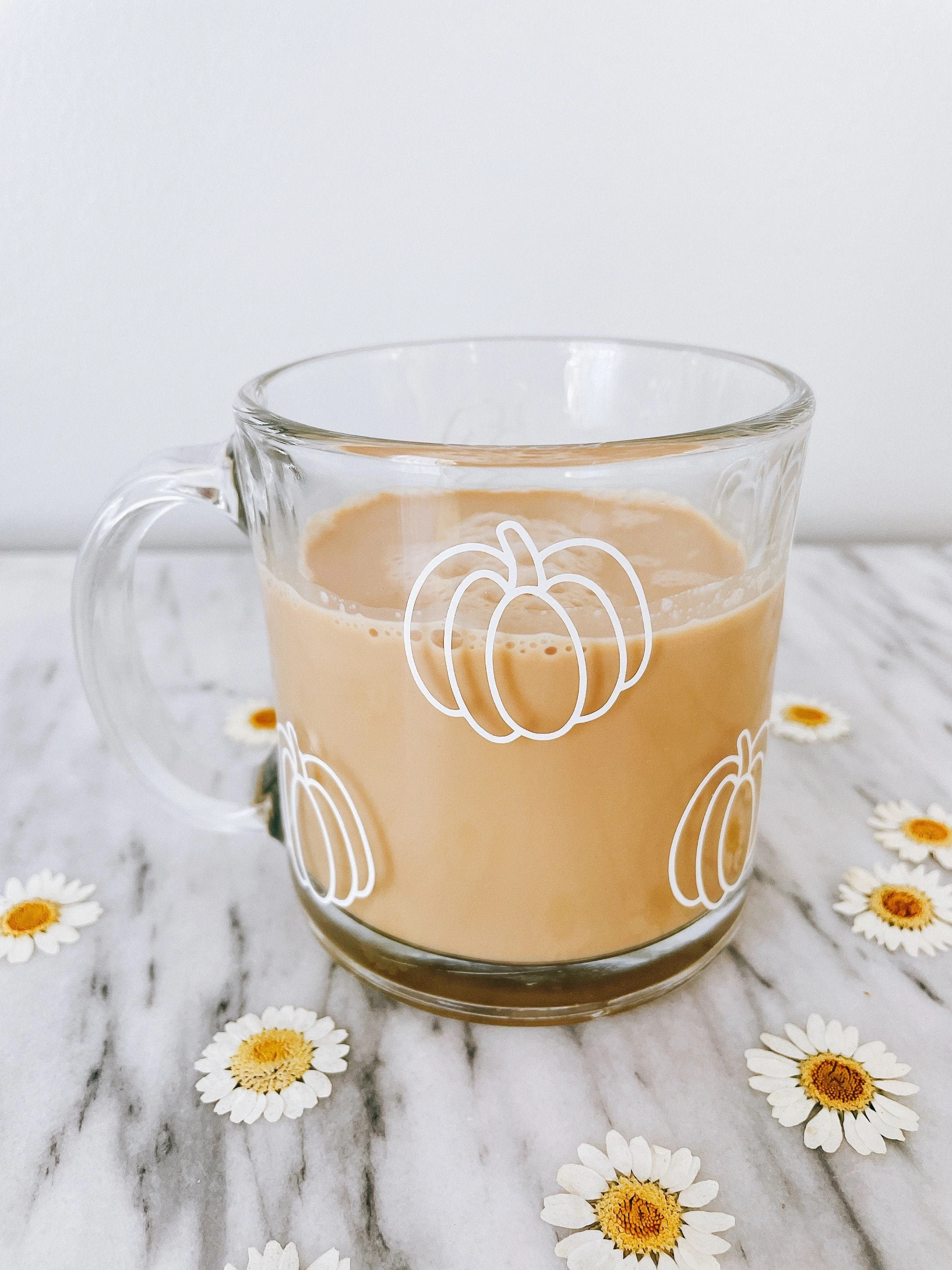 Pumpkin Mug | Clear Glass Mug | Fall Mug | Fall Decor | Pumpkin Lover | Etsy (US)