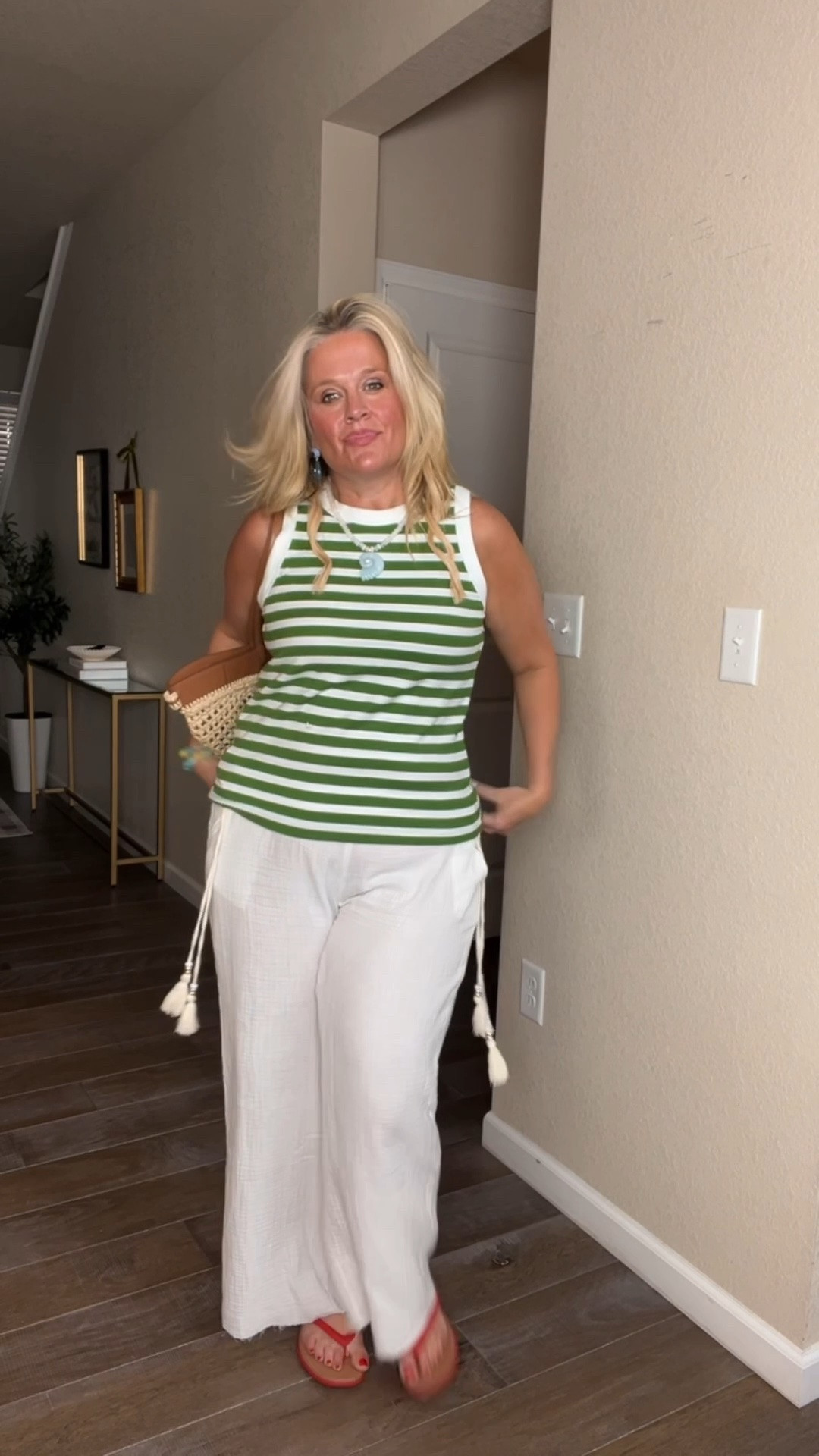 ✨Tap the bell, save and ❤️ for over 40 fashion, midlife style, midsize fashion and luxury looks for less. 

I stopped believing my body was the problem… and started dressing for the body I have now. That is when I found myself again.🤍

These are the 4 pieces I’m reaching for on repeat because they check every Outfit Physics™ box:

✨ The striped two-piece that looks effortlessly polished.
✨ The gorgeous blue button-down that feels like cool air.
✨ The striped tank + gauze pants that never cling.
✨ A Tuckernuck quality  dress that looks luxe for under $35.

Every piece is:
✔️ Belly-friendly
✔️ Heat-approved
✔️ Comfortable without looking casual
✔️ Easy to mix and match all summer

Looking polished in the heat shouldn’t mean feeling uncomfortable. The right pieces skim instead of cling, create balance, and help you feel like yourself again.

Comment SUMMER and I’ll send every link before they’re gone. 🤍

1. White strip button M (size down if in between sizes.) 2. Stripe pants L (size up if in between sizes.) 3. Blue button down M (size down if in between sizes.) 4. White gaze pants L (size up if in between sizes.) 5. Blue Polo dress L (size up if in between sizes.) 

👑 Helping you look good, feel good with Outfit Physics™.

#midlifestyle #over40fashion #over50style #midsizefashion #bellyfriendly

Comment SHOP below to receive a DM with the link to this post on my LTK ⬇ https://liketk.it/6hk10

#LTKOver40 #LTKMidsize #LTKPlusSize

Comment SHOP below to receive a DM with the link to this post on my LTK ⬇ https://liketk.it/6hkma