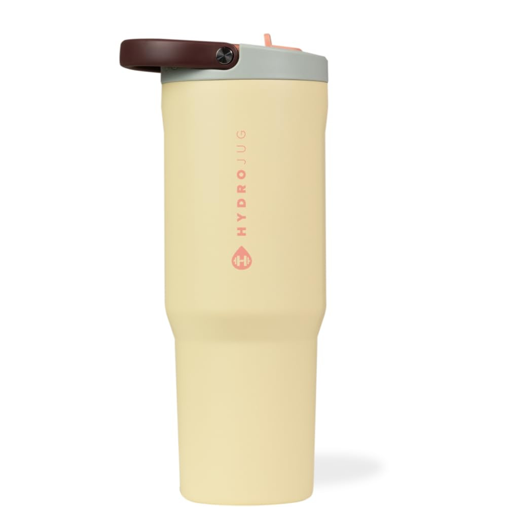 HydroJug Sport - Stainless Steel Tumbler with Straw, Vacuum Insulated, 32oz Leakproof Water Bottl... | Amazon (US)