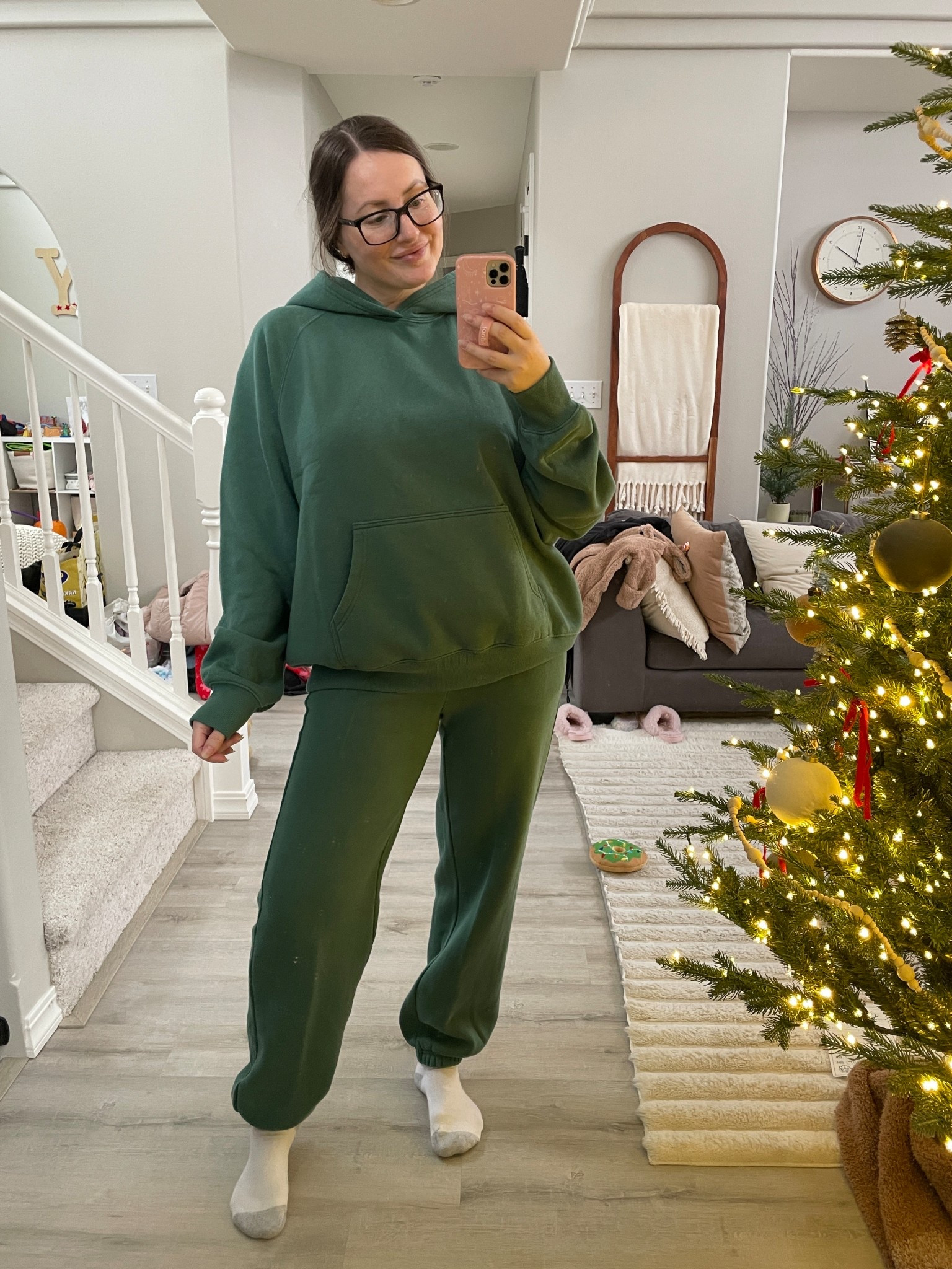 DSG fleece set 
Dicks sporting goods hoodie + pant set - wearing L top and S pants 
Cozy Gift for her 🎁 tons of colors!!


#LTKootd #LTKGiftGuide #LTKHoliday