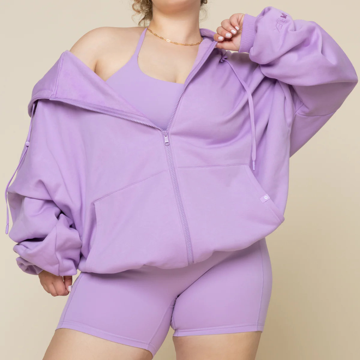 Zip Cloud Hoodie - Mystic Purple | POPFLEX