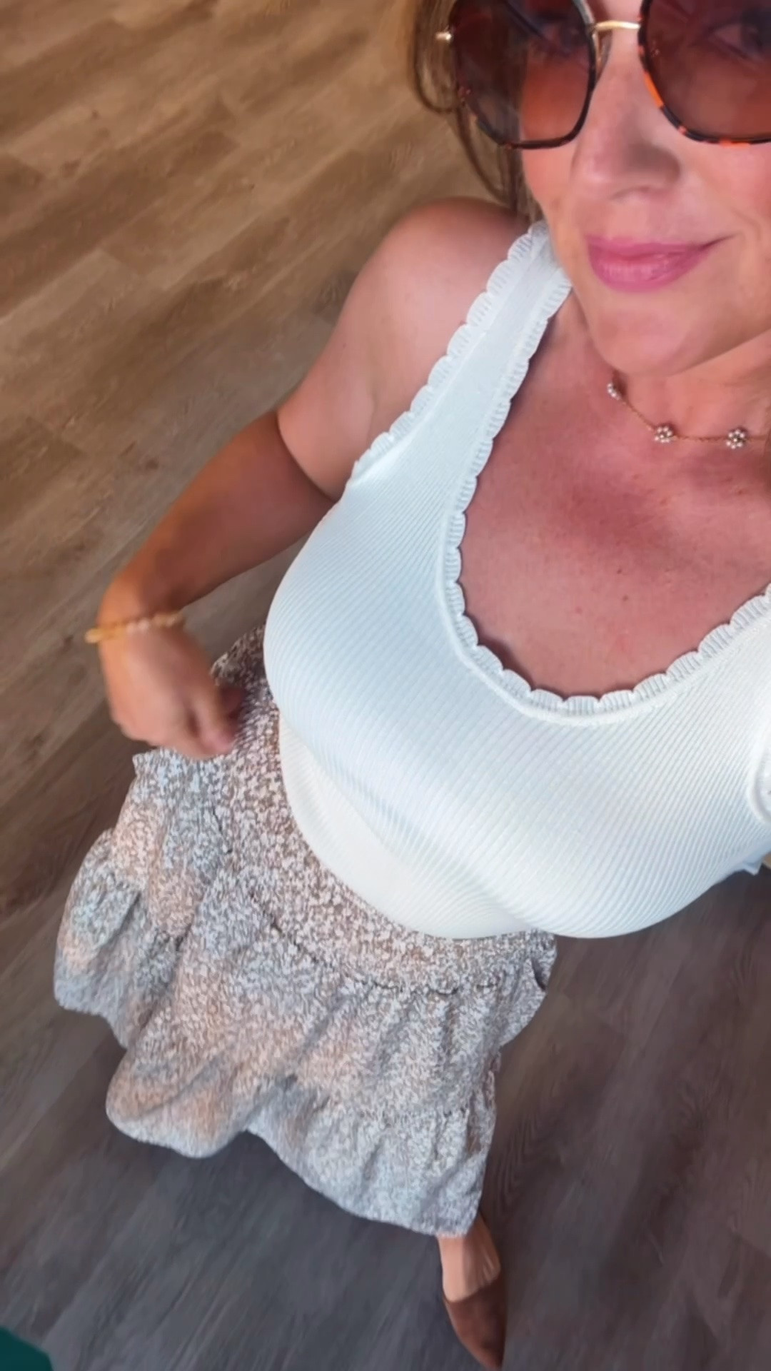 I’m convinced I’m a better mood when I’m dressed cute. 😂🫶 Comment SHOP and I’ll send you everything I’m wearing! This skirt is so lightweight and the best part are the pockets! Some of my favorite summer finds. 🍓✨

#LTKootd