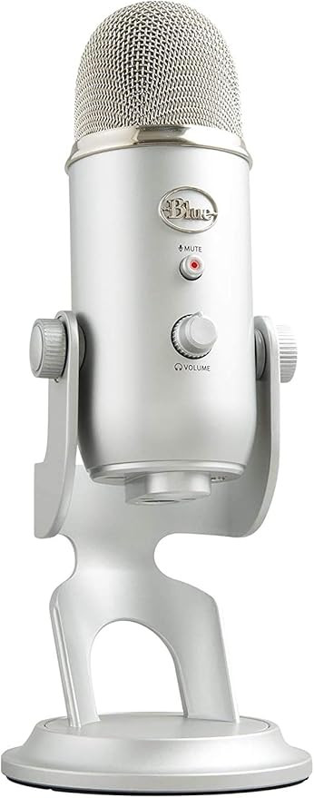 Blue Mic USB Recording & Streaming on PC and Mac, Headphone Output and Volume, Mic Gain Control, ... | Amazon (US)