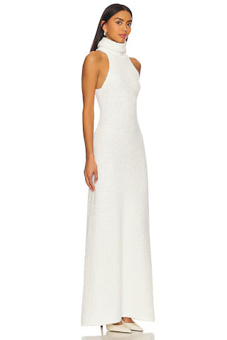Evan Maxi Knit Dress in Winter White | Revolve Clothing (Global)