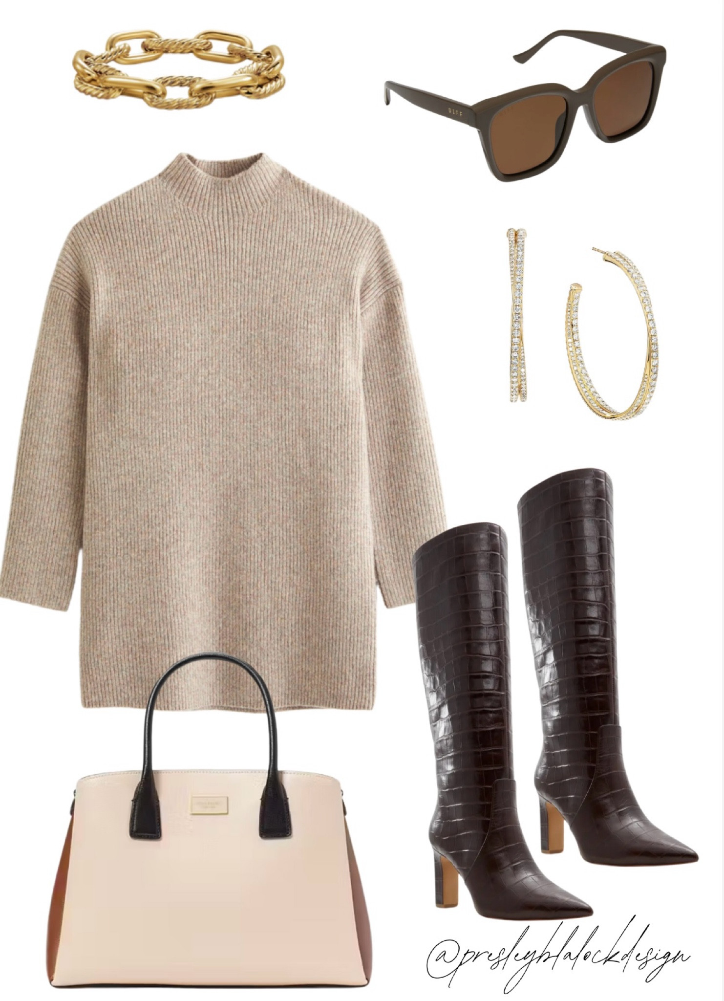 Fall Fashion / Fall Outfit / Sale Alert / Sweater Dress / Abercrombie Sale / Nordstrom / Knee High Boots / Designer Handbag / Hoop Earrings / Diff Eyewear / Women’s Fashion Finds / Neutral Fashionn

#LTKFindsUnder100 #LTKSeasonal #LTKStyleTip