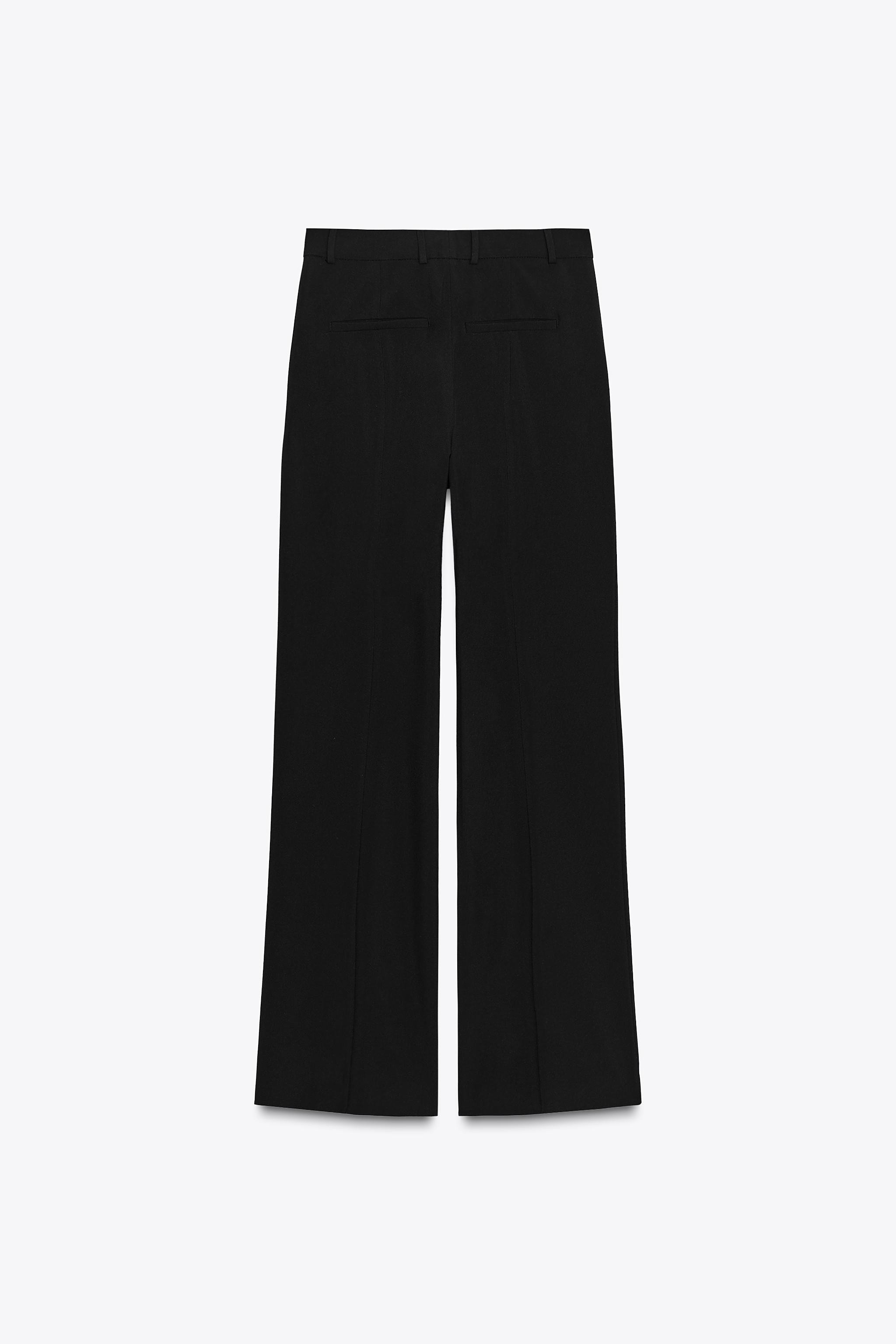 ZW COLLECTION HIGH-WAIST TROUSERS39.99 GBPBlack | 7149/242/800Put it in your basketSelect a sizeC... | Zara UK