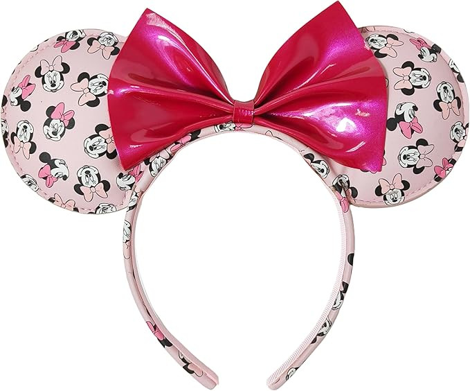 LUV HER Disney Minnie Ears - Colorful Costume Headband for Kids - Birthday Hair Accessory for The... | Amazon (US)