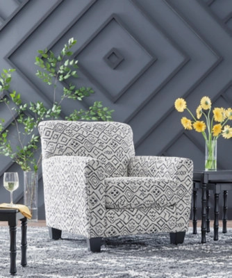 Hayesdale Accent Chair, Black/Cream | Ashley Homestore