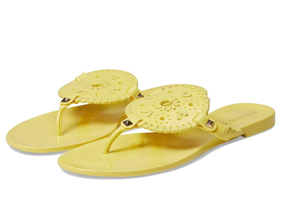 Jack Rogers Georgica Jelly (Lemon Sherbert/Lemon Sherbert) Women's Sandals | Zappos