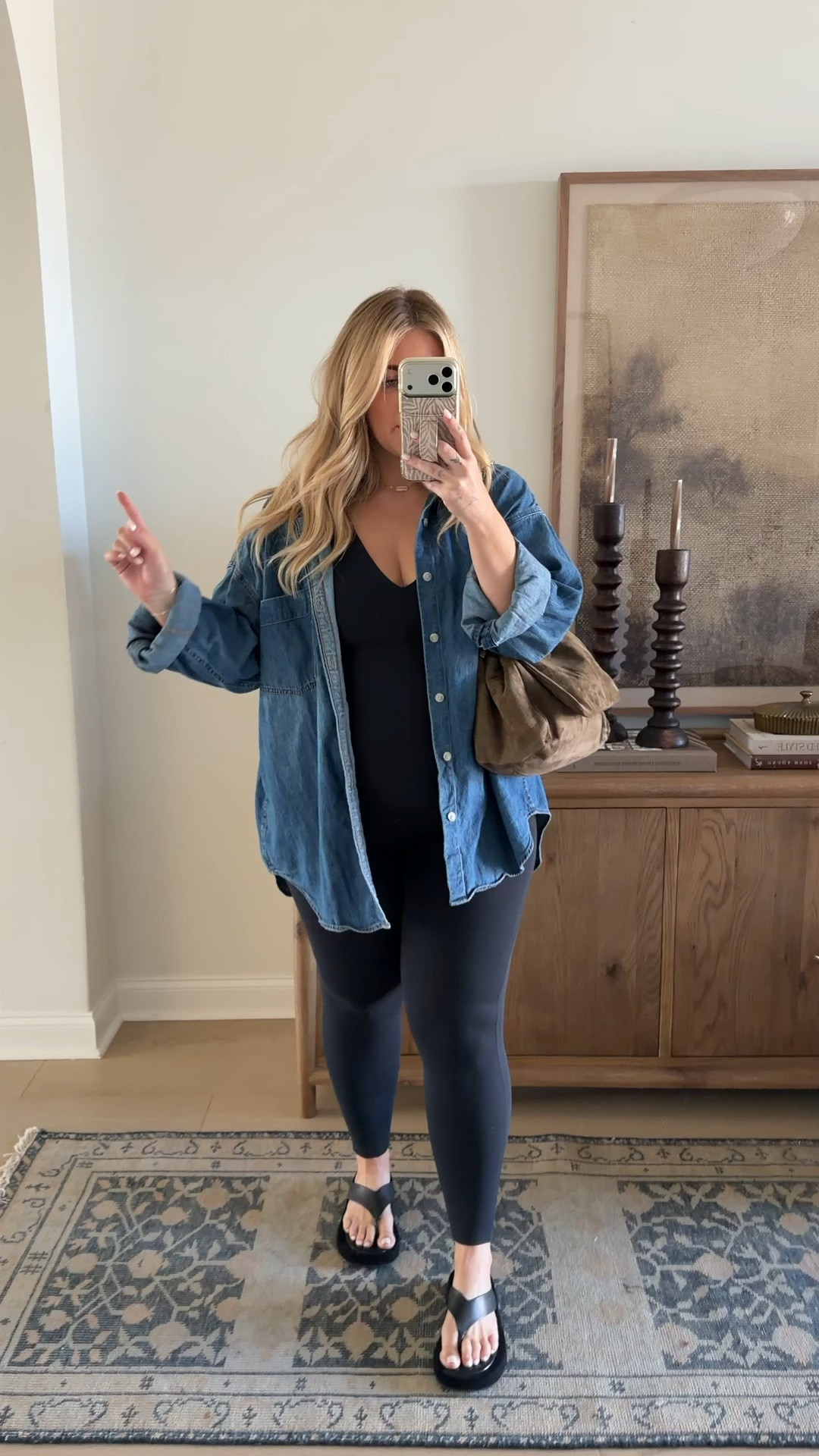 Just some staples!!!! 
Jumpsuit — old free people
Jacket — XL