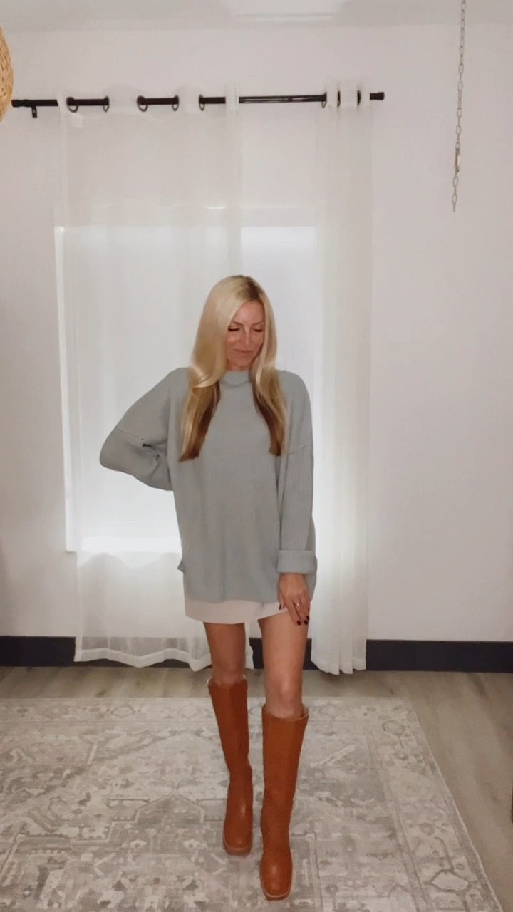 Fall…I’m feeling ya! Loving the oversized sweater trend! 🖤 I paired it with this cute skort and boots…and everything is under $65! Do you guys like this trend? Let me know below. 👇

Over 40 style, sweater, fall outfit, boots, fall style, skirt, amazon finds, Abercrombie 


#LTKFindsUnder100 #LTKOver40 #LTKStyleTip