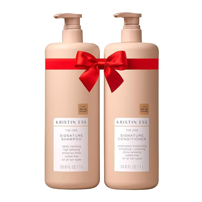 Kristin Ess Signature Shampoo and Conditioner Set with Pumps | Daily Sulfate Free, Color Safe, Hy... | Amazon (US)