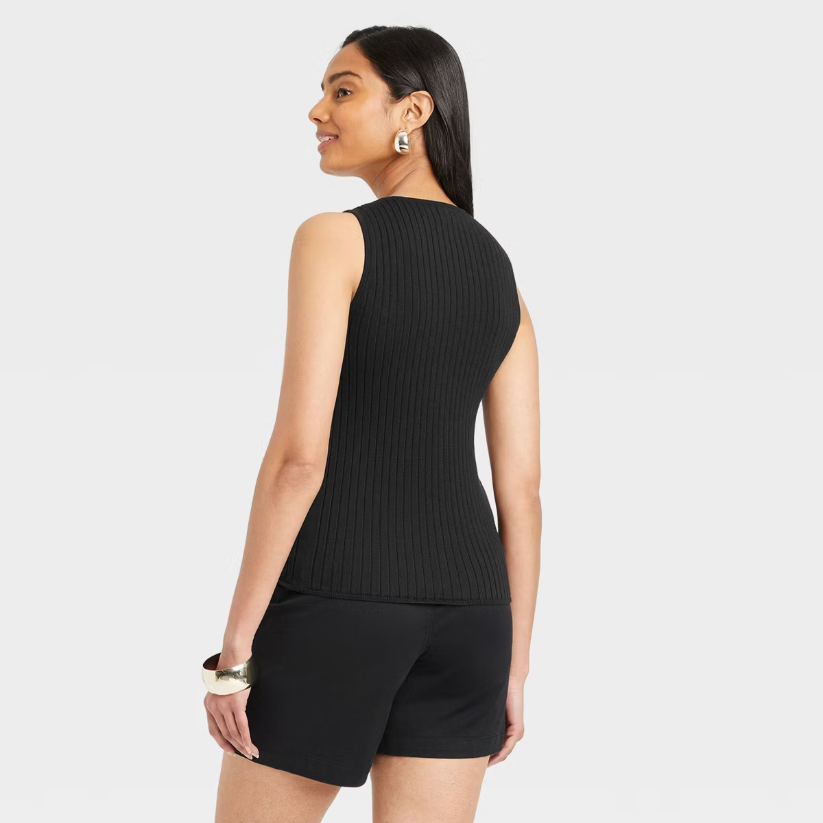 Women's Crewneck Button-Down Vest - A New Day™ | Target