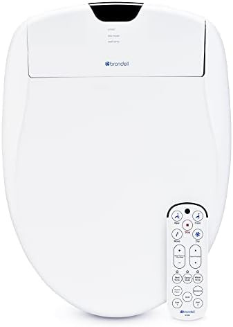 Brondell S1400-EW Swash 1400 Luxury Bidet Toilet Seat in Elongated White with Dual Stainless-Stee... | Amazon (US)