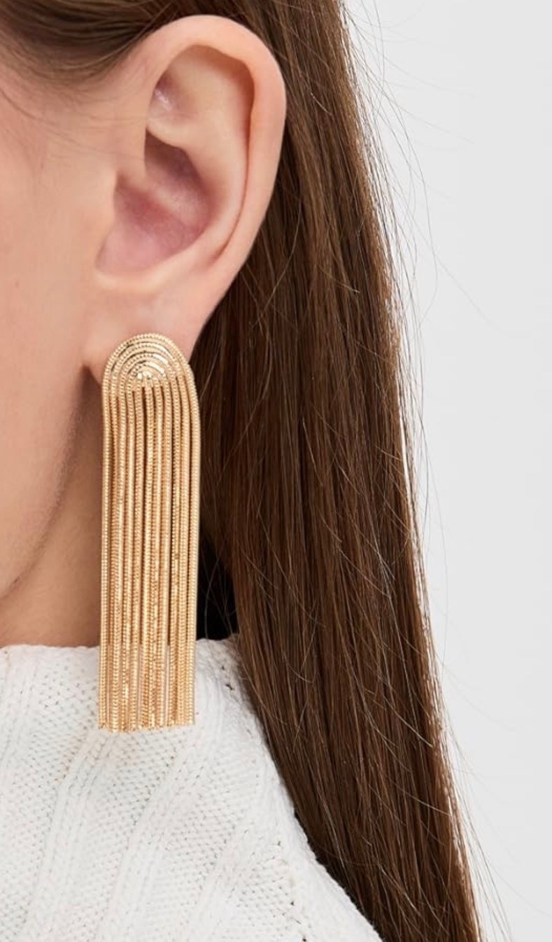 Gold earrings 

#LTKdayinmylife #LTKSeasonal