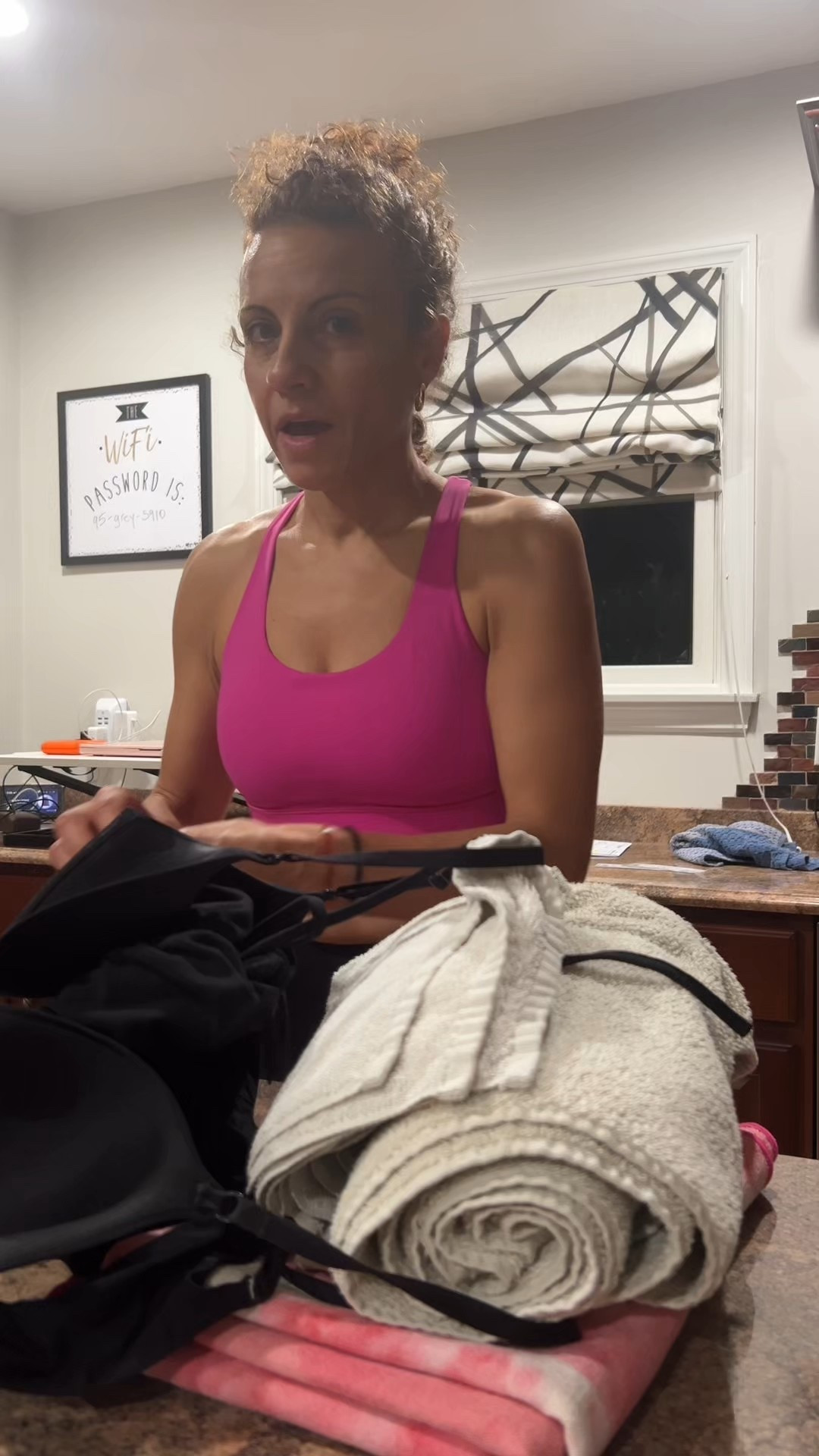 Pilates with weights and bands today. I’m wearing size 4 ribbed black leggings from Lulu lemon and a pink sports bra in a size medium. My yoga mat is liforme and I highly recommend it 10/10

#LTKActive #LTKStyleTip #LTKOver40