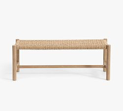 Bolinas Woven Bench (50") | Pottery Barn (US)