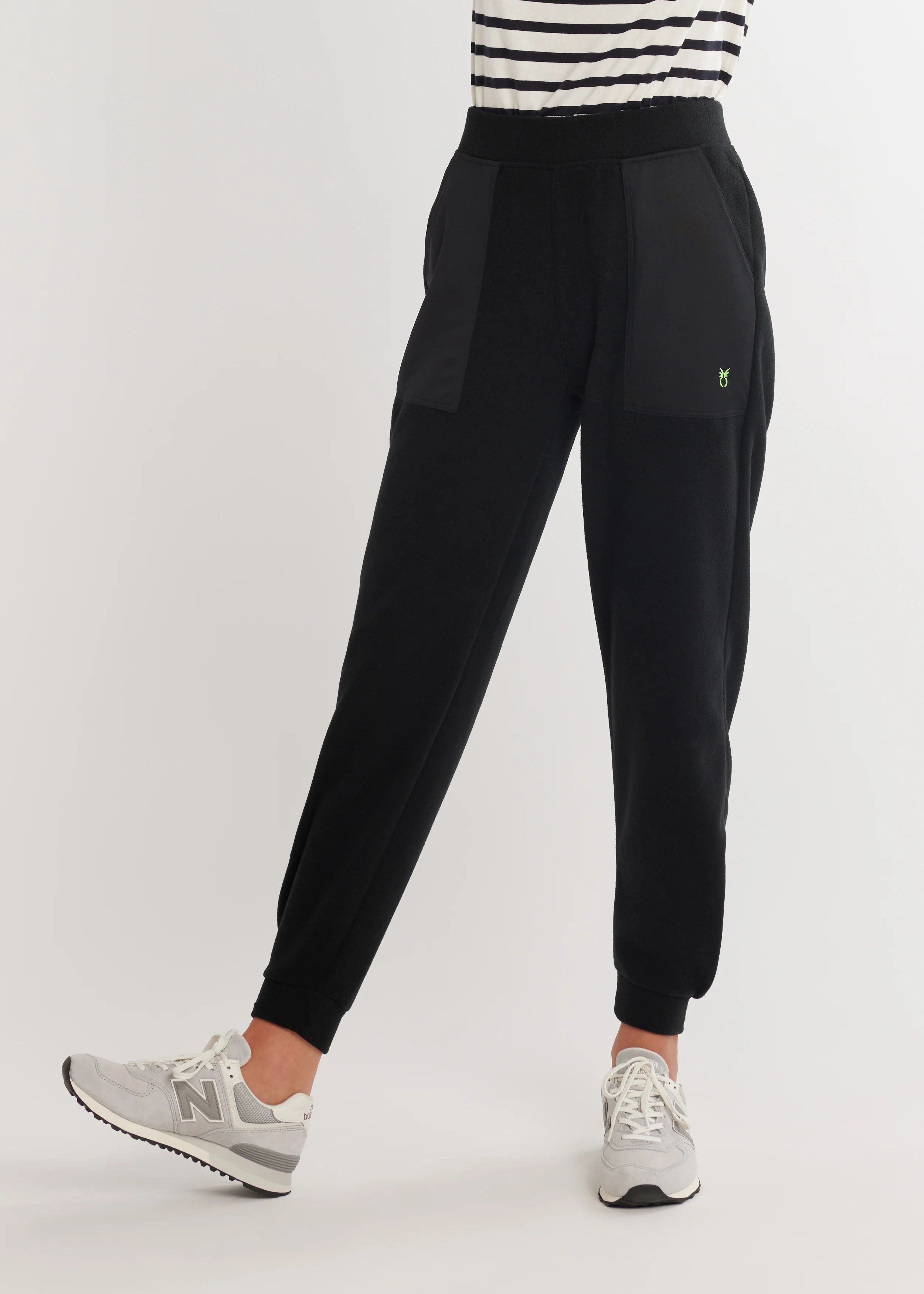 Squall Sweatpant in Vello Fleece (Black) | Dudley Stephens