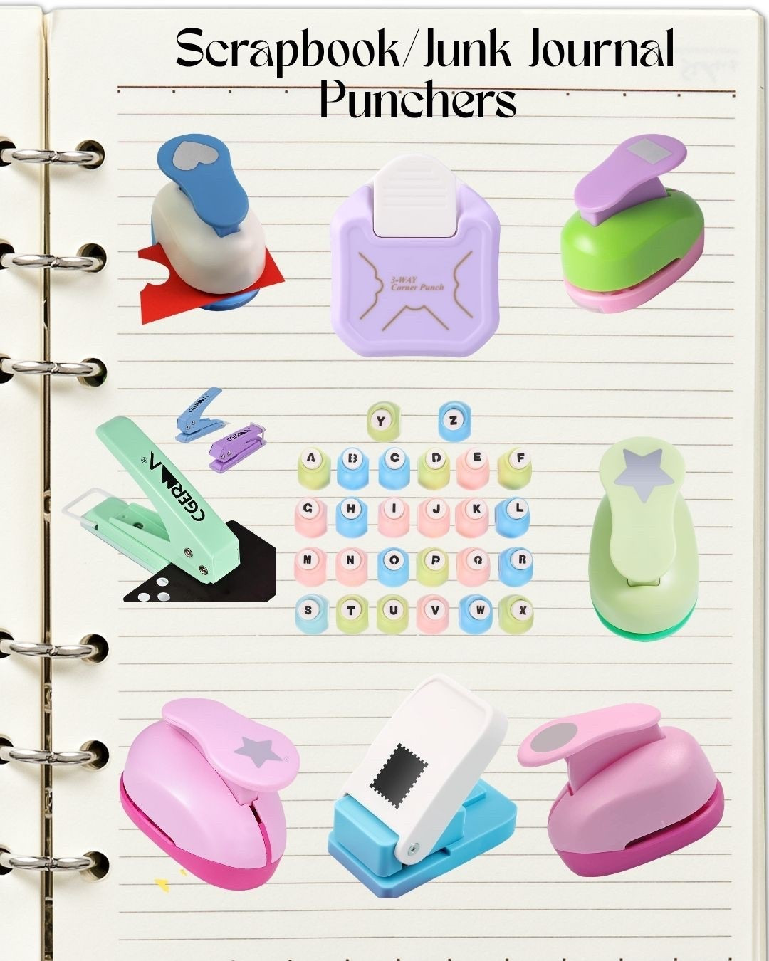Scrapbook and junk journaling punchers!!! I love these things!  

#LTKHome #LTKgrwm #LTKSeasonal